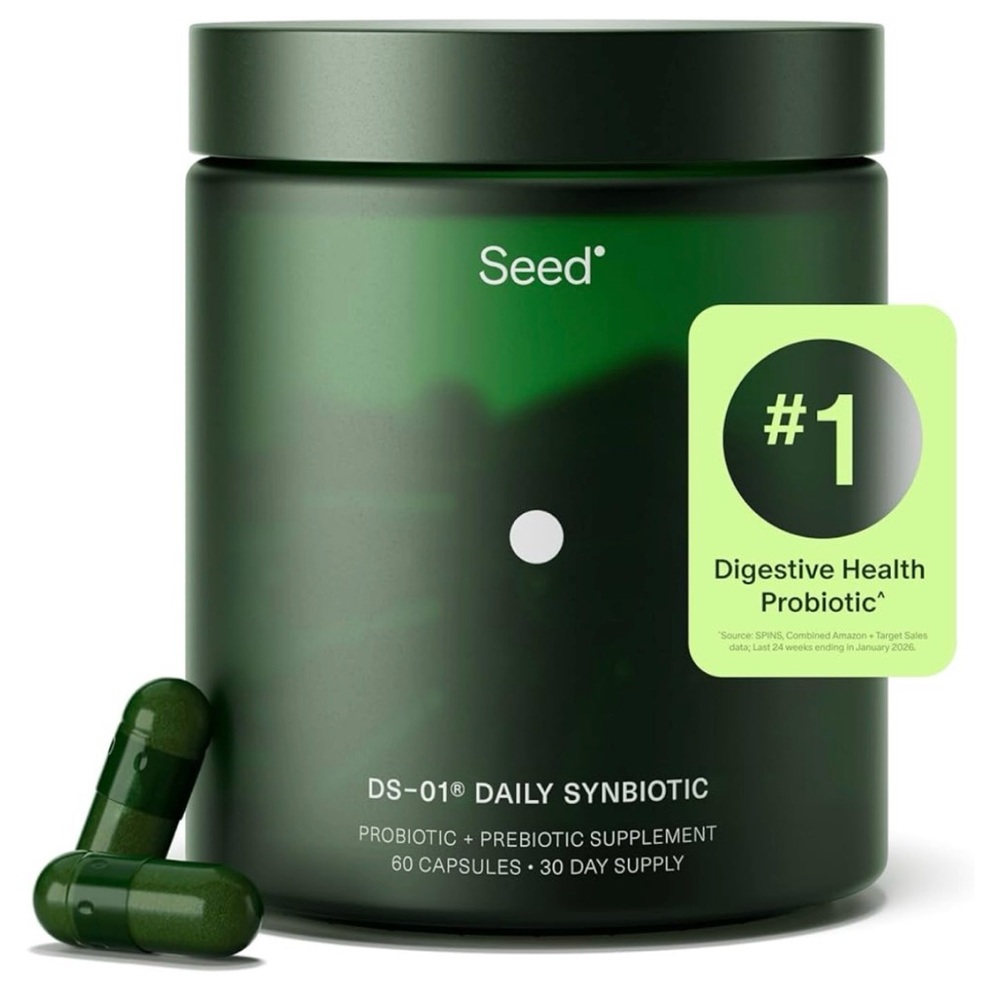Seed DS-01 Daily Synbiotic - Prebiotic and Probiotic 60ct